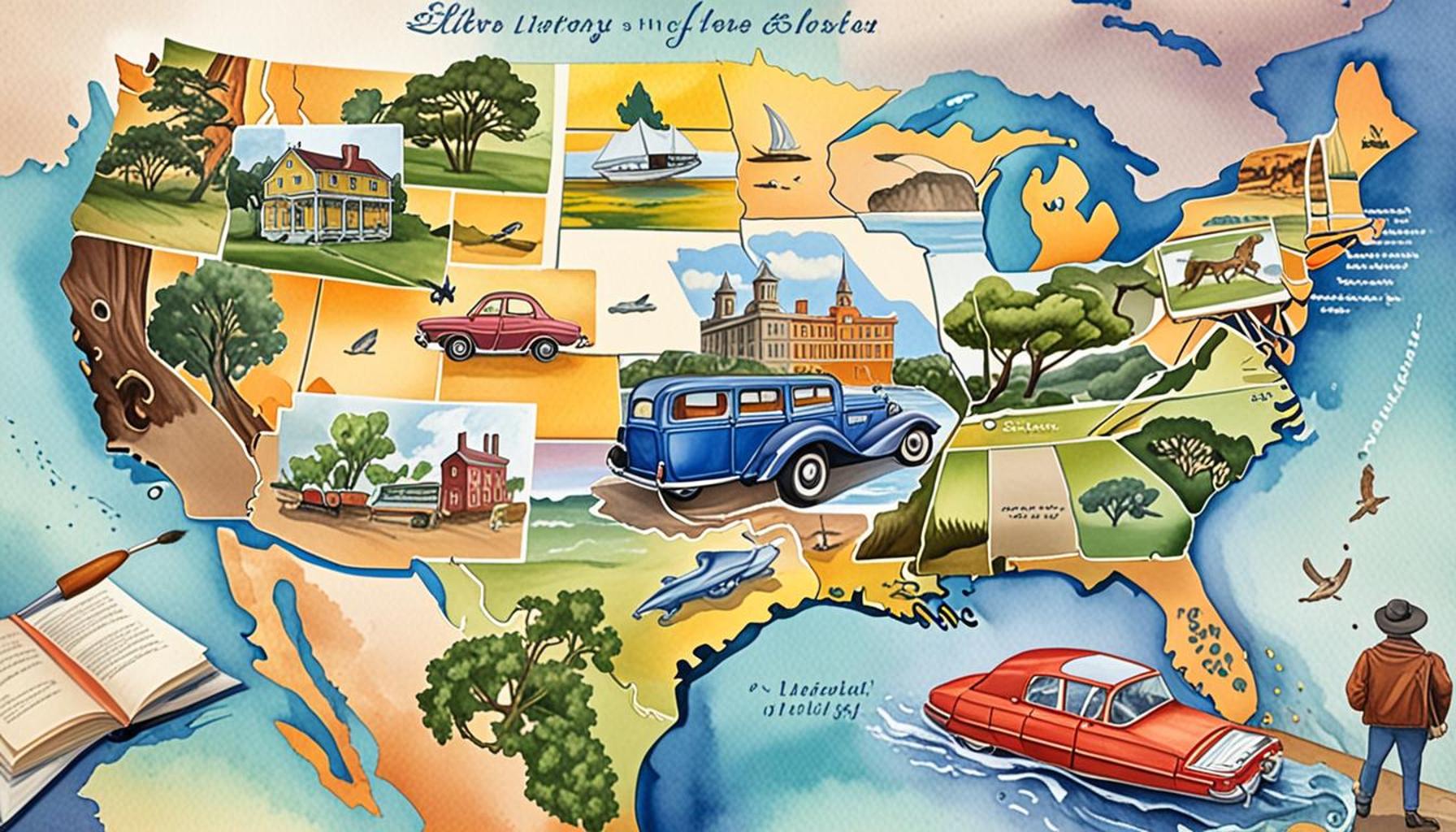 Literary Itineraries: Following in the Footsteps of Famous Authors on Travels through the USA